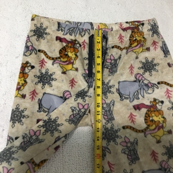 Disney Fleeced Sleep Pants XL Pooh Piglet Tigger Eeyore - Picture 5 of 10